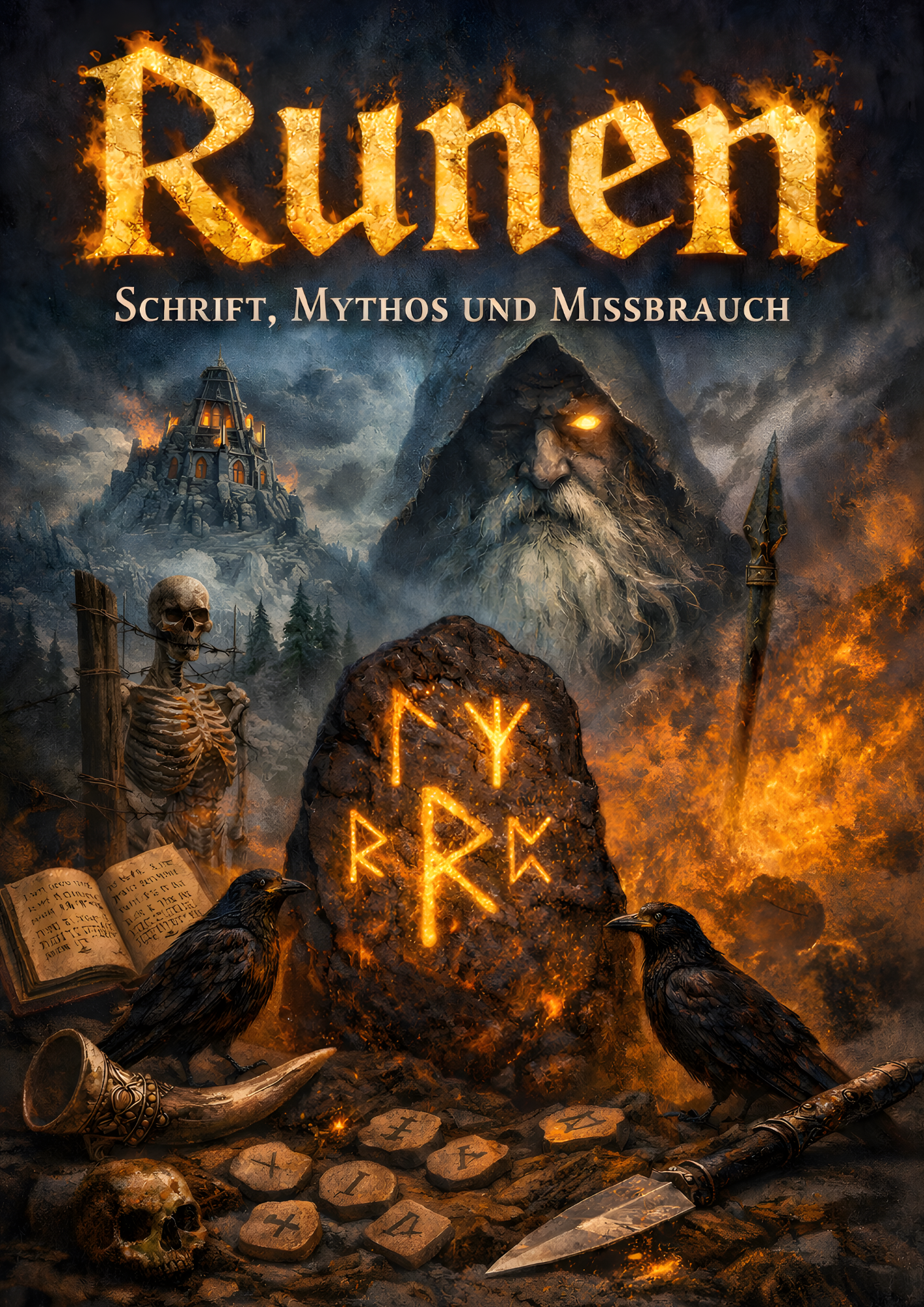 Buchcover: Runen – Schrift, Mythos und Missbrauch